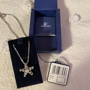Swarovski Bailey Crystal Silver Star Necklace